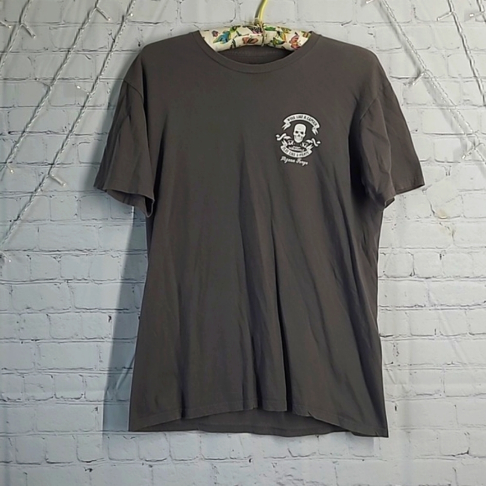 Margaritaville Pirate Pidgeon Forge Tennessee Skull Graphic Print Tshirt Mens M - Picture 8 of 14